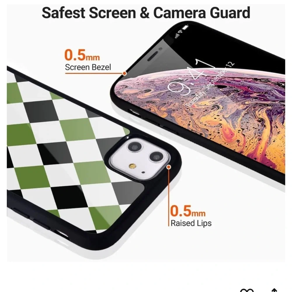 Retro Green Plaid Case | iPhone 12 Pro Max